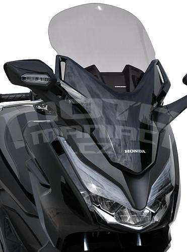 Ermax originální plexi (el. nastavitelné) - Honda Forza 250 2018-2020, černé neprůhledné - 2