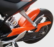 Ermax zadní blatník s krytem řetězu - KTM Duke 125/200/390 2011-2016, oranžová - 2/2
