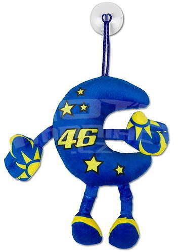 Valentino Rossi VR46 plyšový měsíc 20cm s přísavkou - 2