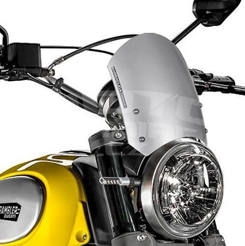 Barracuda Classic hliníkový štítek 18x23cm stříbrný - Ducati Scrambler 2015-2020 - 2