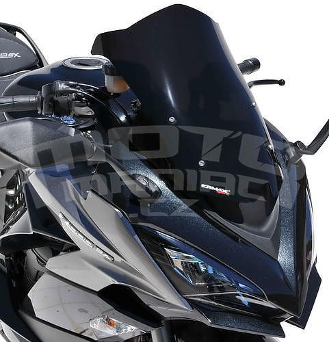 Ermax Sport plexi 44cm - Kawasaki Ninja 1000SX 2020, černé neprůhledné - 2