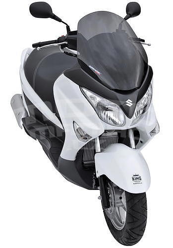 Ermax Sport plexi 54cm - Suzuki Burgman 200 2007-2020, černé neprůhledné - 2