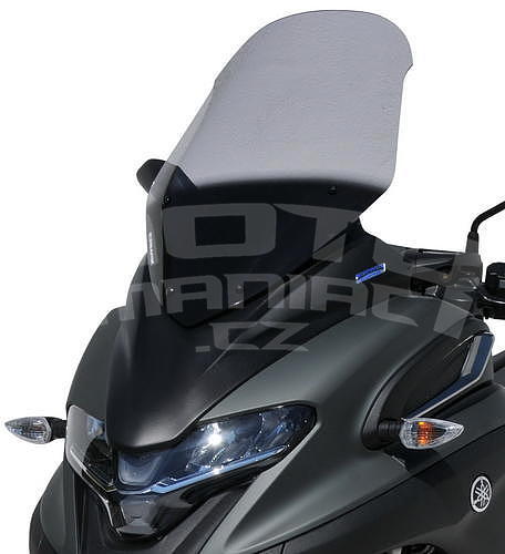 Ermax turistické plexi 58cm - Yamaha Tricity 300 2020-2021, černé neprůhledné - 2