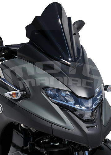 Ermax Hypersport plexi 39cm - Yamaha Tricity 300 2020-2021, černé kouřové - 2