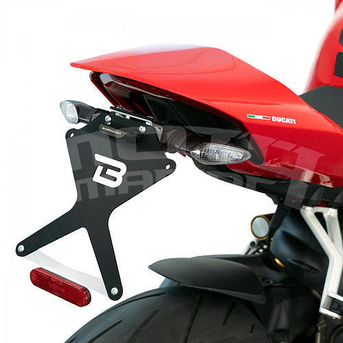 Barracuda hliníkový držák SPZ pro orig. blinkry - Ducati Panigale V4 2020 - 2