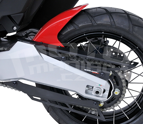Ermax zadní blatník s ALU krytem řetězu - Honda X-Adv 2021, černá lesklá 2021 (Graphite Black NHB01) - 2
