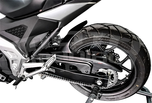 Ermax zadní blatník s krytem řetězu - Honda NC750X 2021-2022, černá matná metalíza (Matt Ballistic Black Metallic NHA86M) - 2