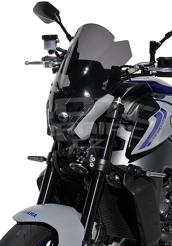 Ermax plexi štítek 35cm - Yamaha MT-09 2021-2022, černé neprůhledné - 2