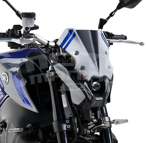 Ermax lakovaný štítek - Yamaha MT-09 2021-2022, modrá metalíza/šedá mat 2021-2022 (Icon Blue, Icon Grey) - 2