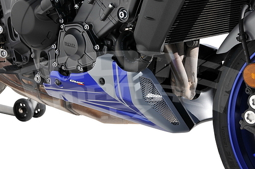 Ermax kryt motoru 3-dílný - Yamaha MT-09 2021-2022, modrá metalíza 2021-2022 (Icon Blue) - 2