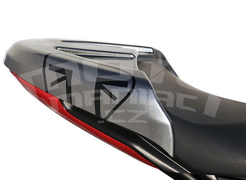 Ermax kryt sedla spolujezdce - Triumph Triden 660 2021-2022, univerzální černá matná (Ermax Black Line) - 2