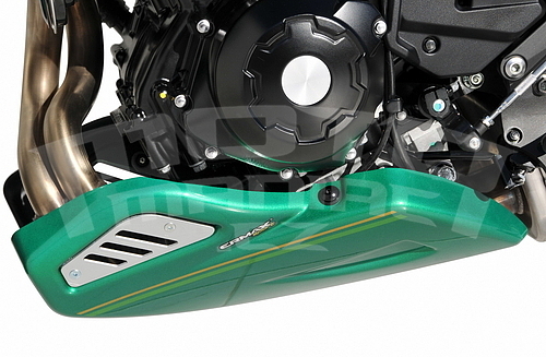 Ermax kryt motoru s ALU krytkami - Kawasaki Z650RS 2022-2023, černá lesklá (Ebony H8) - 2