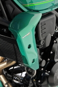 Ermax kryty chladiče - Kawasaki Z650RS 2022-2023, černá/zelená/šedá - 2/7