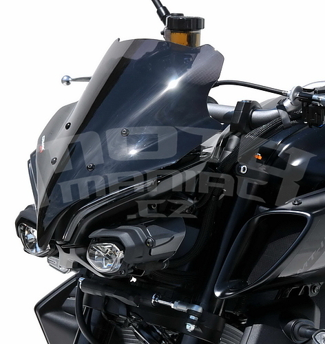 Ermax Sport plexi štít 35cm - Yamaha MT-10 2022-2023, černé kouřové - 2