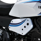 Ermax boční kryty - Yamaha XSR700 2022-2023, trikolóra Historic (bílá, světle modrá, tmavě modrá) - 2/5