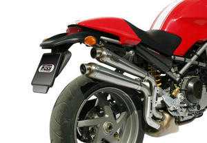 Mivv X-Cone hliník - Ducati Monster S2R 800, do 2005 - 3