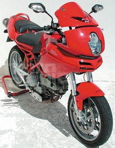 Ermax Aeromax plexi 27cm - Ducati Multistrada 620/1000/1100 DS 2004/2009, černé neprůhledné - 3