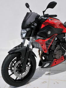 Ermax kryt motoru Yamaha MT-07 2014-2015, 3-dílný,r.v. 2014 red/satin black - 3