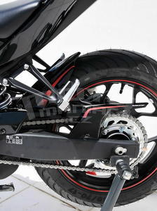 Ermax zadní blatník s krytem řetězu - Yamaha YZF-R3 2015, black/red - 3