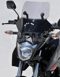 Ermax plexi větrný štítek 45cm - Honda CB125F 2015, černé neprůhledné - 3