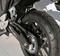 Ermax zadní blatník s krytem řetězu - Honda CB500X 2013-2015, mat black (matt gunpowder black metal) - 3/5