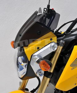 Ermax přední maska s černě kouřovým plexi - Honda MSX 125 2013-2015, 2013/2015 black, černě kouřové plexi - 3