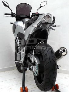 Ermax zadní blatník s krytem řetězu - Honda NC700X 2012-2013, 2012 metallic black (darkness black metallic/NH463) - 3