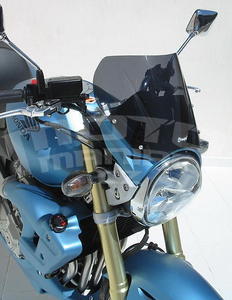 Ermax plexi větrný štítek 22cm - Honda CB600F Hornet 2005-2006, černé neprůhledné - 3