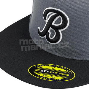 Biltwell B Fitted 210 Hat Black/Grey - 3