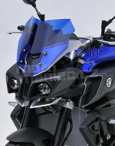 Ermax Sport plexi 29cm - Yamaha MT-10 2016, šedé satin - 3