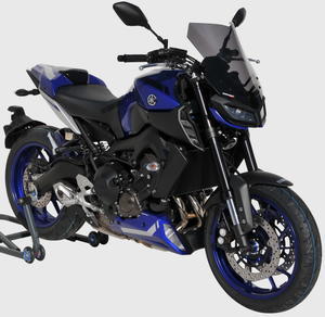 Ermax kryt motoru trojdílný - Yamaha MT-09 2017-2020, modrá metalíza (Yamaha Blue DPBMC) /černá lesklá - 3