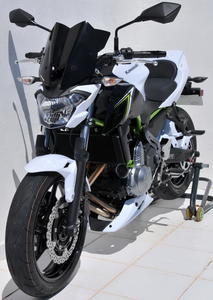 Ermax kryt motoru trojdílný - Kawasaki Z650 2017, imitace karbonu - 3