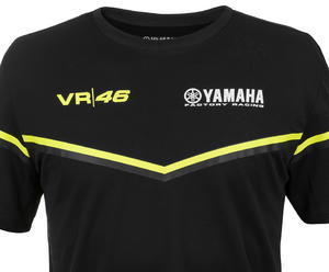 Valentino Rossi VR46 pánské triko - edice Yamaha Black - 3