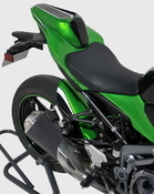Ermax kryt sedla spolujezdce - Kawasaki Z900 2017-2019, tmavě zelená perleť/černá mat 2018 (Candy Lime Green 3 51P, Metallic Flat Spark Black 739) - 3/7