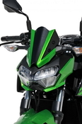 Ermax lakovaný větrný štítek 25cm - Kawasaki Z400 2019, zelená perleť/černá metalíza (Candy Lime green 3 51P, Metallic Spark Black  660/15Z) - 3/7