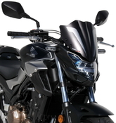 Ermax lakovaný štítek 28cm - Honda CB500F 2019-2020, černá matná (série Black Line) - 3/6