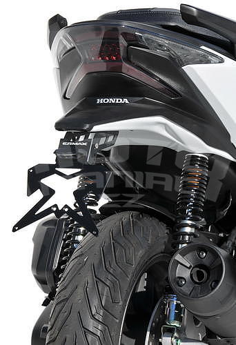 Ermax podsedlový plast s držákem SPZ - Honda Forza 125 2017-2020, černá matná (Ermax Black Line) - 3