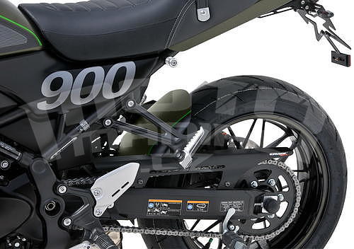 Ermax zadní blatník s ALU krytem řetězu - Kawasaki Z900RS 2018-2020, imitace karbonu - 3