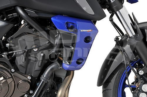 Ermax kryty chladiče - Yamaha MT-07 2018-2020, modrá metalíza 2018-2019 (Deep Purplish Blue Metallic, Yamaha Blue DPBMC) - 3