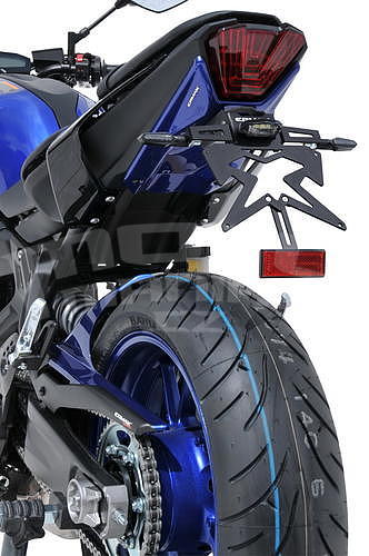 Ermax podsedlový plast s držákem SPZ - Yamaha MT-07 2018-2020, modrá metalíza 2018-2019 (Deep Purplish Blue Metallic, Yamaha Blue DPBMC) - 3