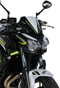 Ermax lakovaný větrný štítek - Kawasaki Z650 2020, bílá/černá/zelená (Pearl Blizzard White 54X, Metallic Spark Black 660/15Z), Candy Lime Green 35P) - 3/7