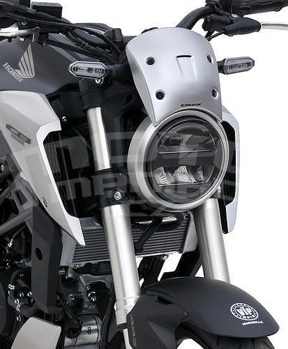 Ermax lakovaný větrný štítek 19cm - Honda CB125R 2018-2020, imitace kartáčovaný hliník 2018-2020 - 3