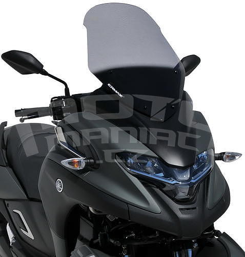 Ermax turistické plexi 58cm - Yamaha Tricity 300 2020-2021, černé neprůhledné - 3
