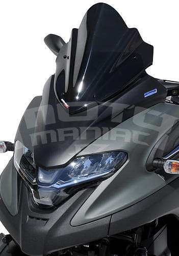 Ermax Hypersport plexi 39cm - Yamaha Tricity 300 2020-2021, šedé satin - 3
