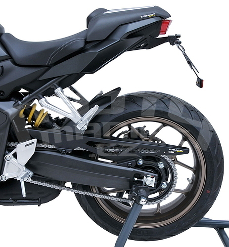 Ermax zadní blatník ALU krytem řetězu - Honda CB650R 2021, imitace karbonu - 3