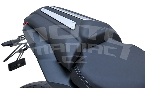 Ermax kryt sedla spolujedce - Honda CB650R 2021, černá matná (Mat Gunpowder Black Metallic NH436) - 3