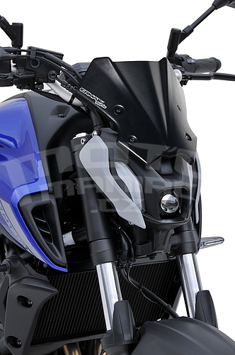 Ermax lakovaný štítek 25cm - Yamaha MT-07 2021, modrá metalíza 2021 (Icon Blue) - 3