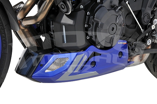 Ermax kryt motoru 3-dílný - Yamaha MT-07 2021, modrá metalíza 2021 (Icon Blue) - 3