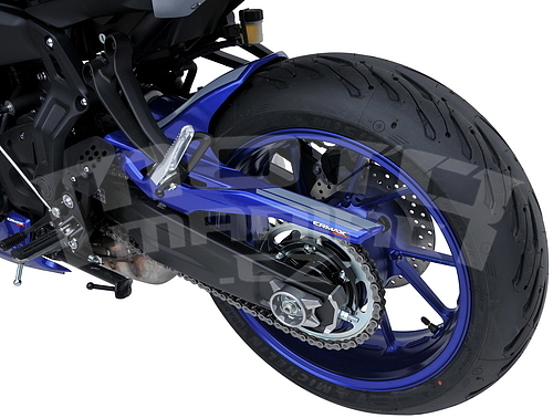 Ermax zadní blatník s krytem řetězu - Yamaha MT-07 2021, modrá metalíza/šedá mat 2021 (Icon Blue/Icon Grey) - 3