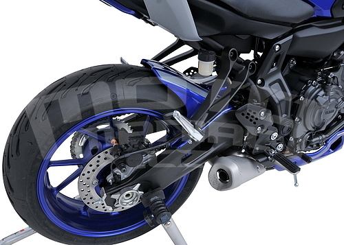 Ermax zadní blatník s ALU krytem řetězu - Yamaha MT-07 2021, modrá metalíza 2021 (Icon Blue) - 3